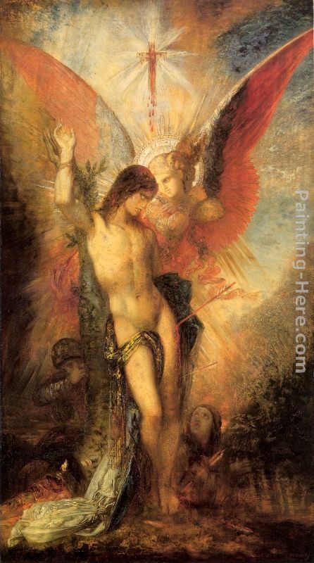 Gustave Moreau Saint Sebastian and the Angel